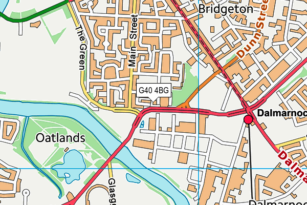 G40 4BG map - OS VectorMap District (Ordnance Survey) G40 4BG map - OS VectorMap District (Ordnance Survey)