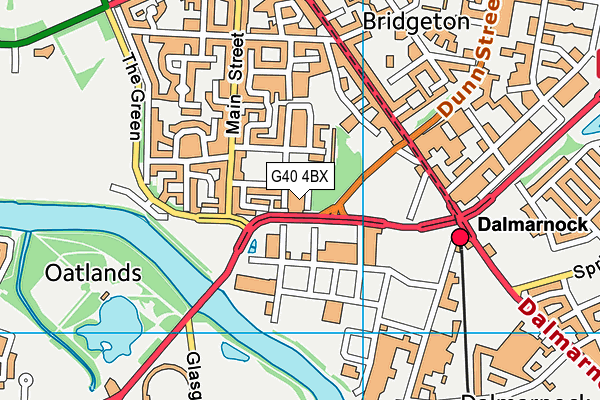 G40 4BX map - OS VectorMap District (Ordnance Survey) G40 4BX map - OS VectorMap District (Ordnance Survey)