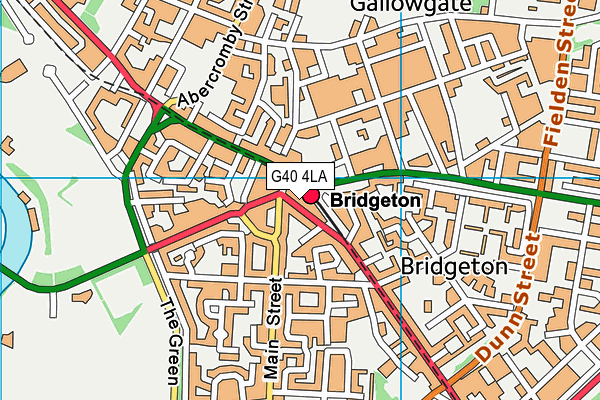 G40 4LA map - OS VectorMap District (Ordnance Survey) G40 4LA map - OS VectorMap District (Ordnance Survey)