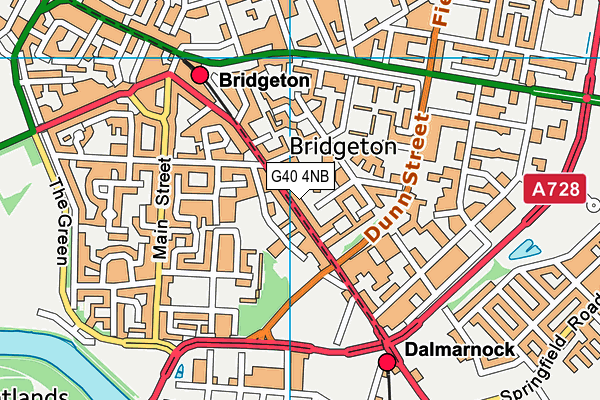 G40 4NB map - OS VectorMap District (Ordnance Survey) G40 4NB map - OS VectorMap District (Ordnance Survey)