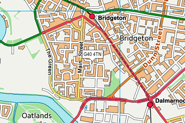 G40 4TN map - OS VectorMap District (Ordnance Survey) G40 4TN map - OS VectorMap District (Ordnance Survey)
