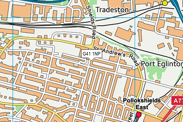 G41 1NP map - OS VectorMap District (Ordnance Survey) G41 1NP map - OS VectorMap District (Ordnance Survey)
