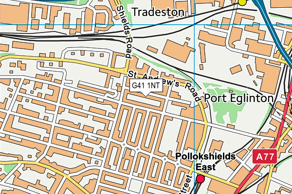 G41 1NT map - OS VectorMap District (Ordnance Survey) G41 1NT map - OS VectorMap District (Ordnance Survey)