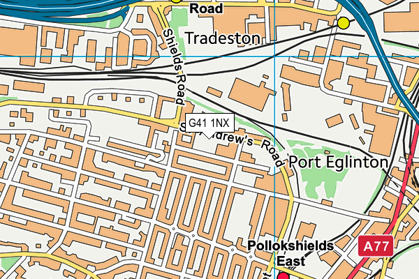 G41 1NX map - OS VectorMap District (Ordnance Survey) G41 1NX map - OS VectorMap District (Ordnance Survey)