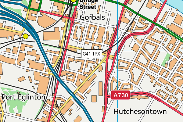 G41 1PX map - OS VectorMap District (Ordnance Survey) G41 1PX map - OS VectorMap District (Ordnance Survey)