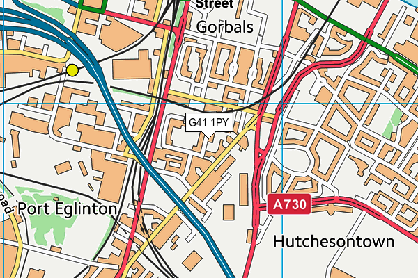G41 1PY map - OS VectorMap District (Ordnance Survey) G41 1PY map - OS VectorMap District (Ordnance Survey)