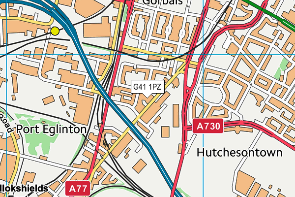 G41 1PZ map - OS VectorMap District (Ordnance Survey) G41 1PZ map - OS VectorMap District (Ordnance Survey)