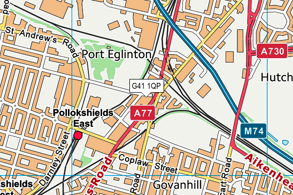 G41 1QP map - OS VectorMap District (Ordnance Survey) G41 1QP map - OS VectorMap District (Ordnance Survey)