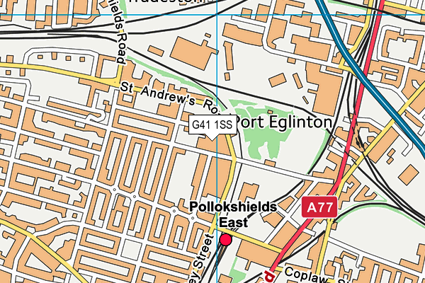 G41 1SS map - OS VectorMap District (Ordnance Survey) G41 1SS map - OS VectorMap District (Ordnance Survey)
