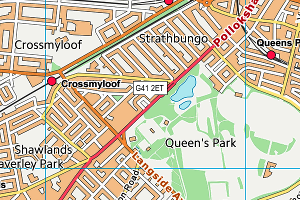 G41 2ET map - OS VectorMap District (Ordnance Survey) G41 2ET map - OS VectorMap District (Ordnance Survey)