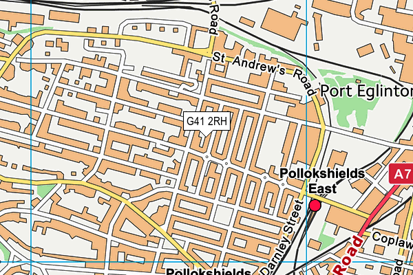 G41 2RH map - OS VectorMap District (Ordnance Survey) G41 2RH map - OS VectorMap District (Ordnance Survey)