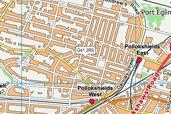 G41 2RS map - OS VectorMap District (Ordnance Survey) G41 2RS map - OS VectorMap District (Ordnance Survey)