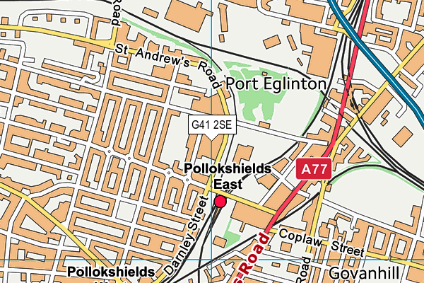 G41 2SE map - OS VectorMap District (Ordnance Survey) G41 2SE map - OS VectorMap District (Ordnance Survey)