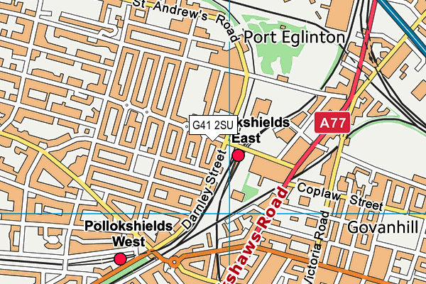G41 2SU map - OS VectorMap District (Ordnance Survey) G41 2SU map - OS VectorMap District (Ordnance Survey)