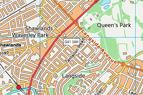 G41 3AH map - OS VectorMap District (Ordnance Survey) G41 3AH map - OS VectorMap District (Ordnance Survey)