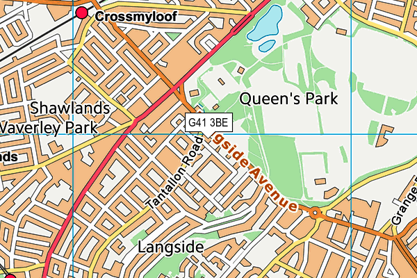 G41 3BE map - OS VectorMap District (Ordnance Survey) G41 3BE map - OS VectorMap District (Ordnance Survey)