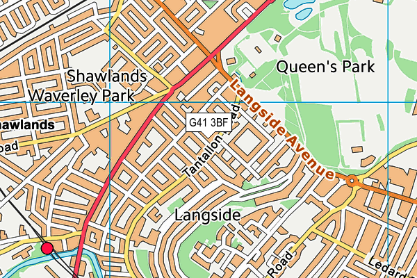 G41 3BF map - OS VectorMap District (Ordnance Survey) G41 3BF map - OS VectorMap District (Ordnance Survey)