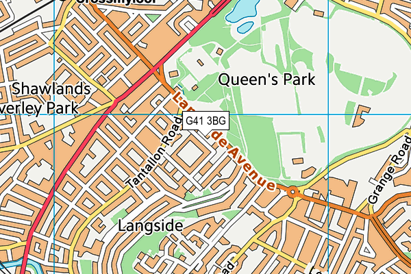 G41 3BG map - OS VectorMap District (Ordnance Survey) G41 3BG map - OS VectorMap District (Ordnance Survey)
