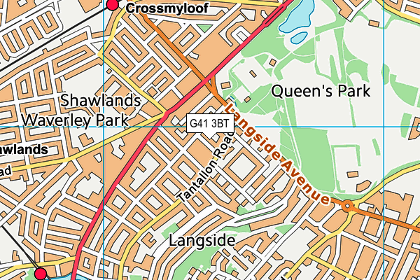 G41 3BT map - OS VectorMap District (Ordnance Survey) G41 3BT map - OS VectorMap District (Ordnance Survey)