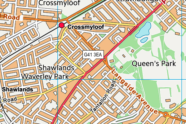 G41 3EA map - OS VectorMap District (Ordnance Survey) G41 3EA map - OS VectorMap District (Ordnance Survey)