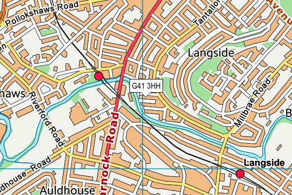 G41 3HH map - OS VectorMap District (Ordnance Survey) G41 3HH map - OS VectorMap District (Ordnance Survey)