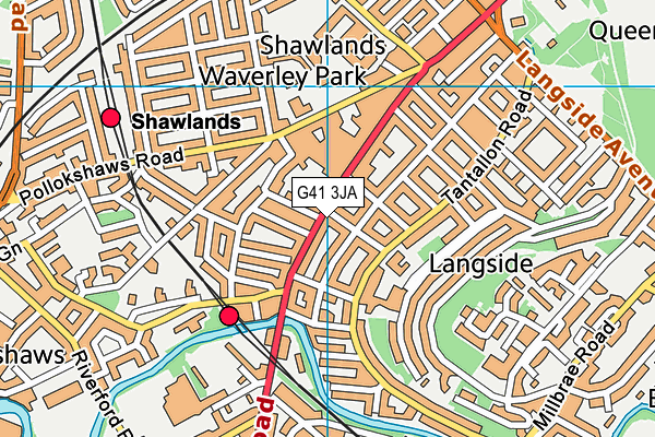 G41 3JA map - OS VectorMap District (Ordnance Survey) G41 3JA map - OS VectorMap District (Ordnance Survey)