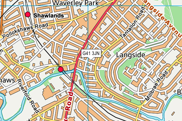 G41 3JN map - OS VectorMap District (Ordnance Survey) G41 3JN map - OS VectorMap District (Ordnance Survey)