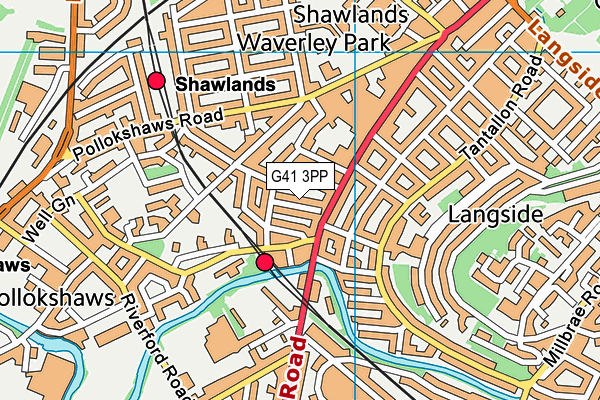 G41 3PP map - OS VectorMap District (Ordnance Survey) G41 3PP map - OS VectorMap District (Ordnance Survey)