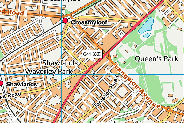 G41 3XE map - OS VectorMap District (Ordnance Survey) G41 3XE map - OS VectorMap District (Ordnance Survey)