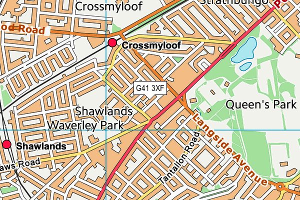 G41 3XF map - OS VectorMap District (Ordnance Survey) G41 3XF map - OS VectorMap District (Ordnance Survey)