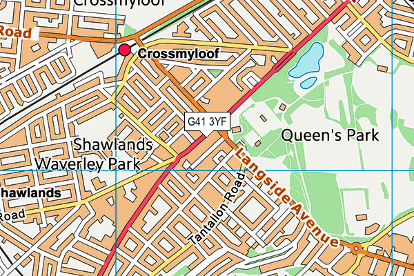 G41 3YF map - OS VectorMap District (Ordnance Survey) G41 3YF map - OS VectorMap District (Ordnance Survey)