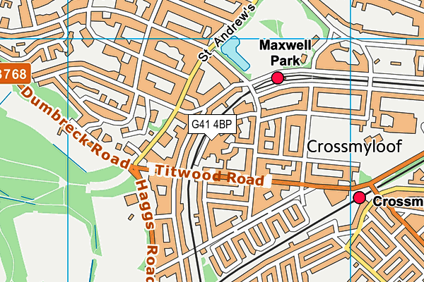 G41 4BP map - OS VectorMap District (Ordnance Survey) G41 4BP map - OS VectorMap District (Ordnance Survey)