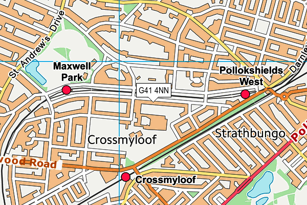 G41 4NN map - OS VectorMap District (Ordnance Survey) G41 4NN map - OS VectorMap District (Ordnance Survey)