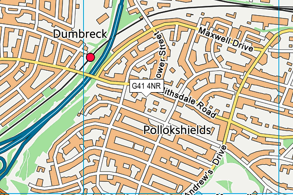 G41 4NR map - OS VectorMap District (Ordnance Survey) G41 4NR map - OS VectorMap District (Ordnance Survey)