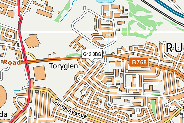 G42 0BG map - OS VectorMap District (Ordnance Survey) G42 0BG map - OS VectorMap District (Ordnance Survey)