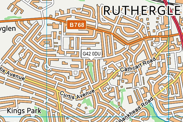 G42 0DU map - OS VectorMap District (Ordnance Survey) G42 0DU map - OS VectorMap District (Ordnance Survey)