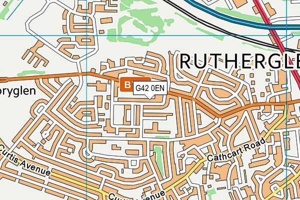 G42 0EN map - OS VectorMap District (Ordnance Survey) G42 0EN map - OS VectorMap District (Ordnance Survey)