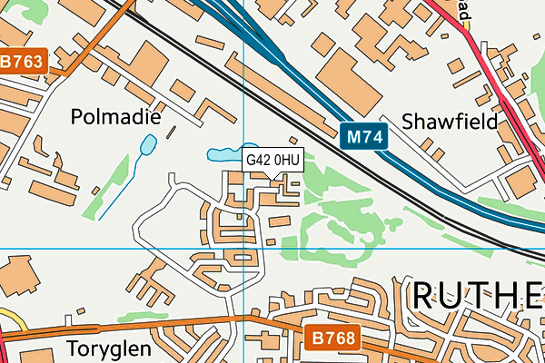G42 0HU map - OS VectorMap District (Ordnance Survey) G42 0HU map - OS VectorMap District (Ordnance Survey)