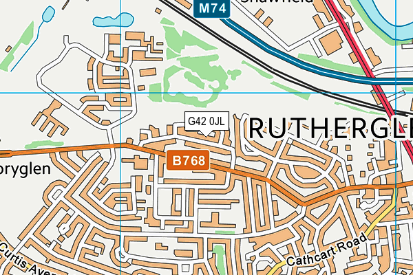 G42 0JL map - OS VectorMap District (Ordnance Survey) G42 0JL map - OS VectorMap District (Ordnance Survey)