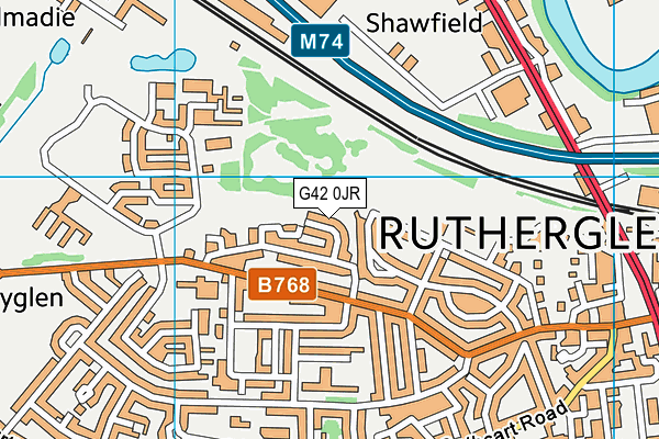 G42 0JR map - OS VectorMap District (Ordnance Survey) G42 0JR map - OS VectorMap District (Ordnance Survey)