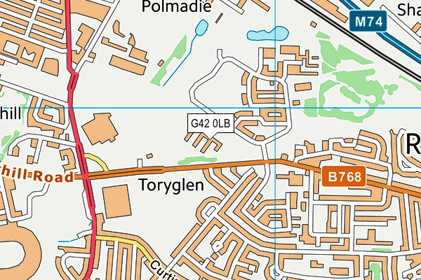 G42 0LB map - OS VectorMap District (Ordnance Survey) G42 0LB map - OS VectorMap District (Ordnance Survey)