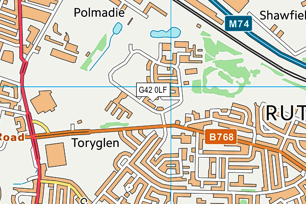 G42 0LF map - OS VectorMap District (Ordnance Survey) G42 0LF map - OS VectorMap District (Ordnance Survey)