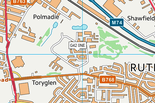 G42 0NE map - OS VectorMap District (Ordnance Survey) G42 0NE map - OS VectorMap District (Ordnance Survey)