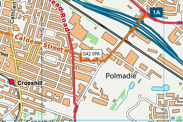 G42 0PA map - OS VectorMap District (Ordnance Survey) G42 0PA map - OS VectorMap District (Ordnance Survey)