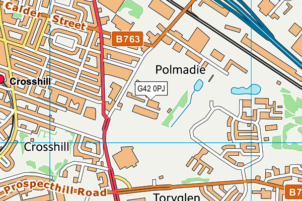 G42 0PJ map - OS VectorMap District (Ordnance Survey) G42 0PJ map - OS VectorMap District (Ordnance Survey)