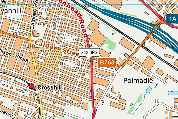 G42 0PS map - OS VectorMap District (Ordnance Survey) G42 0PS map - OS VectorMap District (Ordnance Survey)