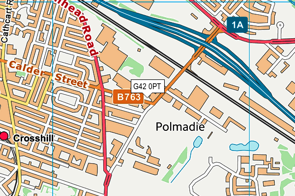 G42 0PT map - OS VectorMap District (Ordnance Survey) G42 0PT map - OS VectorMap District (Ordnance Survey)