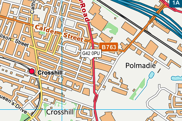 G42 0PU map - OS VectorMap District (Ordnance Survey) G42 0PU map - OS VectorMap District (Ordnance Survey)