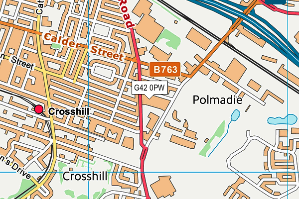 G42 0PW map - OS VectorMap District (Ordnance Survey) G42 0PW map - OS VectorMap District (Ordnance Survey)