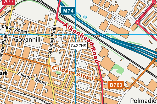G42 7HS map - OS VectorMap District (Ordnance Survey) G42 7HS map - OS VectorMap District (Ordnance Survey)